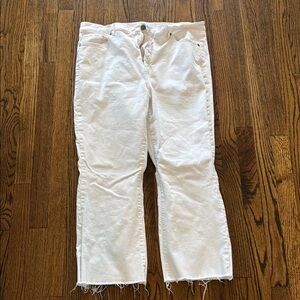 Loft White Jeans